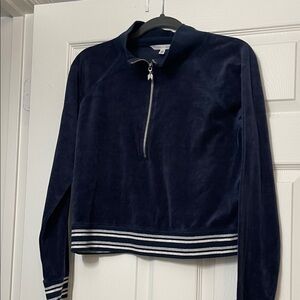 Victoria's Secret vintage navy  Half-Zip Pullover